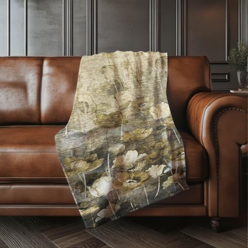 Addison Rugs ASB613 Taupe 50" x 70" Oversized Sherpa Throw Blanket