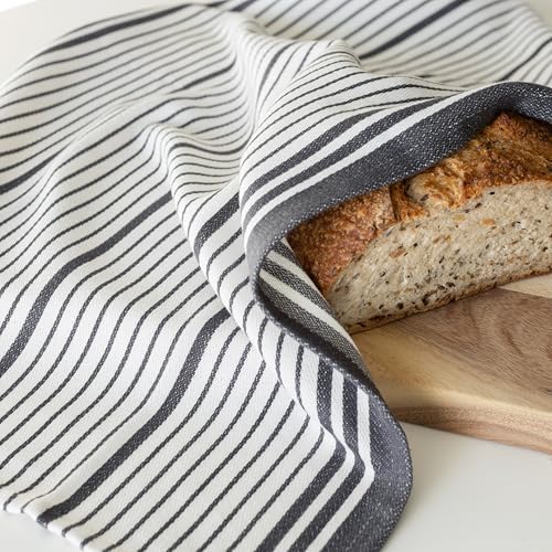 Benson Mills Mali Set of 3 Kitchen Towels (18” x 28”, Charcoal)