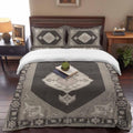 Boho Full Duvet Cover Set - 4 Pcs Comforter Cover Bedding Sets with