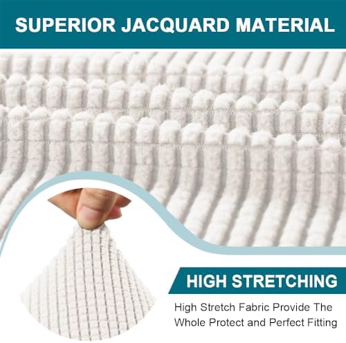 Turquoize 3 Piece T Cushion Sofa Slipcovers Stretch Couch Cover