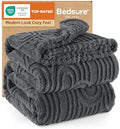 Bedsure GentleSoft Fleece Blanket Queen Size for Bed - Super Soft &