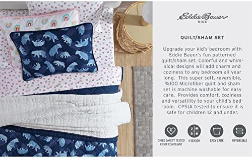Eddie Bauer - Queen Quilt Set, Lightweight Bedding, 3-Piece Set