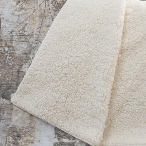 Addison Rugs ASB560 Beige 50" x 70" Oversized Sherpa Throw Blanket