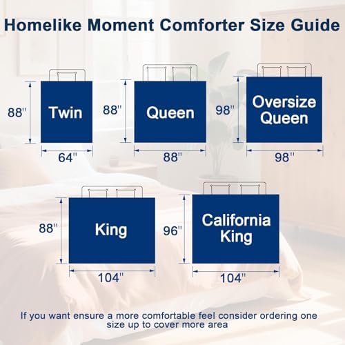 Homelike Moment California King Comforter - Bed Duvet Insert