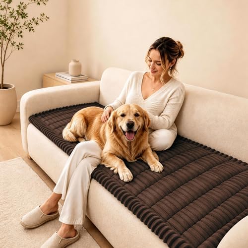 BIETYONE Couch Covers for Dogs,Washable Non Slip Sofa Protector for