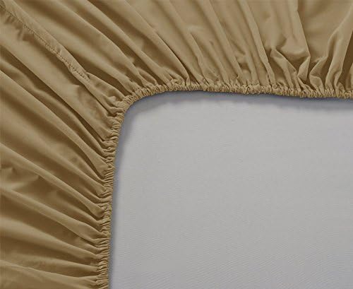15 inches Extra Deep Pocket Solid Pattern 100% Cotton Bottom Sheet