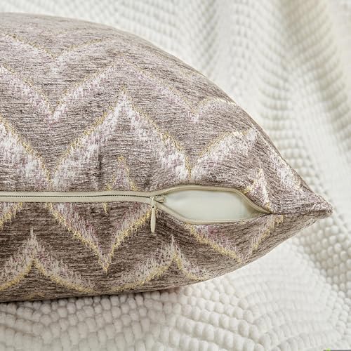 Home Soft Things Arusha Jacquard Pillow Shell 2 Piece Set, Light