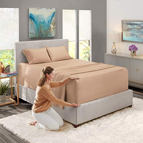 Full Sheet Set - 800 Thread Count 4 Piece Bedding Set, 100% Long