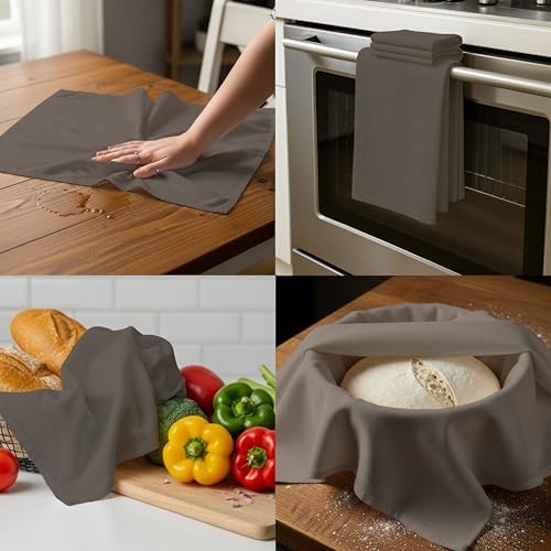 Flour Sack Towels 100% Cotton Dish Towel Reusable Baking Cloth for