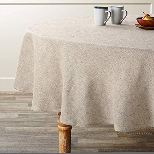 Fennco Styles Toscana Contemporary Linen Blend Natural for Dinner