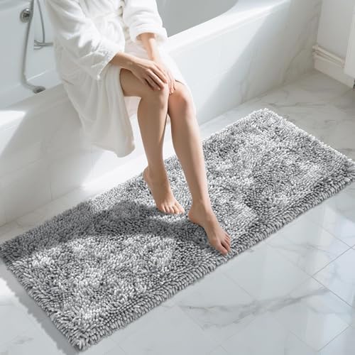 Yimobra Long Bathroom Rugs Runner 60x24 Inch, Extra Thick Soft