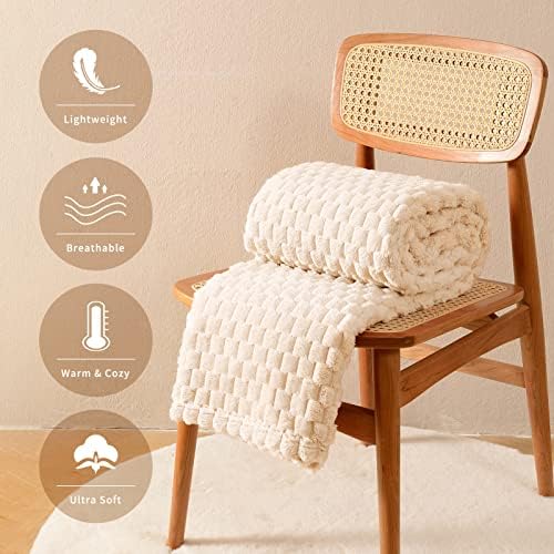 FY FIBER HOUSE Fleece Blanket King Size 300GSM Super Soft Plush Fuzzy
