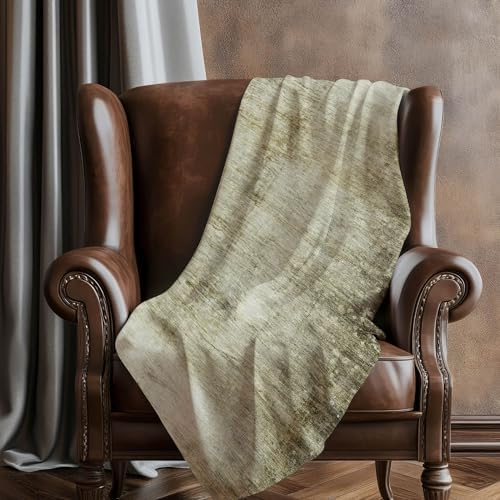 Addison Rugs ASB608 Taupe 50" x 70" Oversized Sherpa Throw Blanket