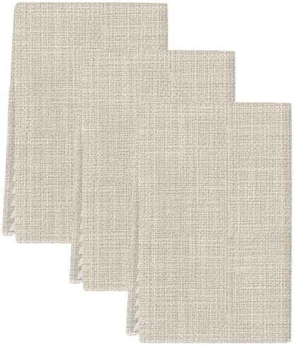 Modern Minimalist Kitchen Towels Set of 3, Water Absorbent Dish Towel