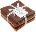 Vintage Vista 100% Cotton Waffle Dish Cloths (Pack of 6) - Dish Rags