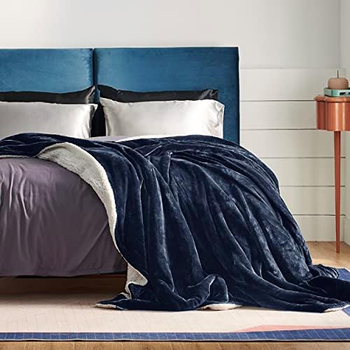 Bedsure GentleSoft Sherpa Fleece Blankets King Size for Bed
