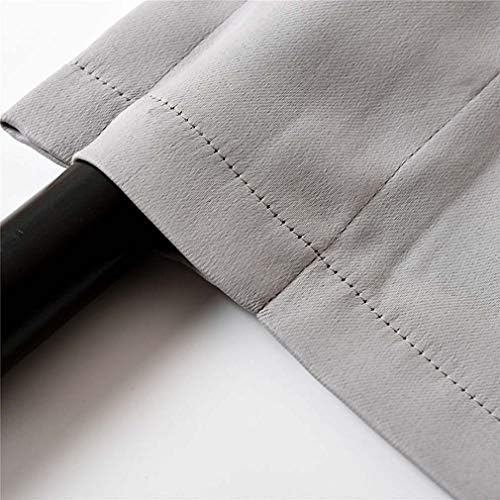 Blackout Curtains for Large Bedroom Window, Rod Pocket Drapes Thermal
