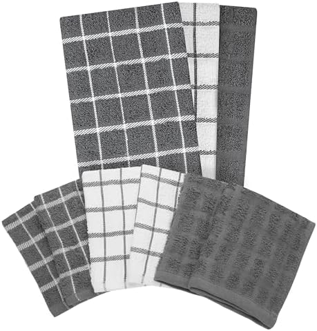 Ritz Premium 3-Pack Kitchen Towel & 6-Pack Dish Cloth Set - Highly