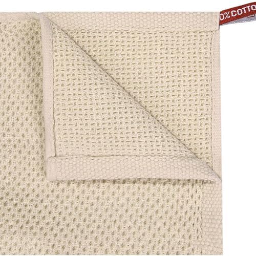 Microfiber Cleaning Cloth, 6 Pack Waffle Weave 100% Cotton Reusable