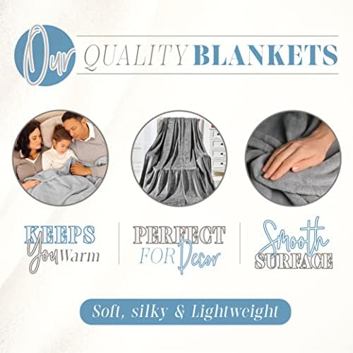 Elegant Comfort Luxury Velvety Feel Blanket, All-Season Lightweight