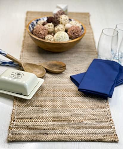 Chardin Home 13x36 Inch Handcrafted Table Runner – Eco-Friendly