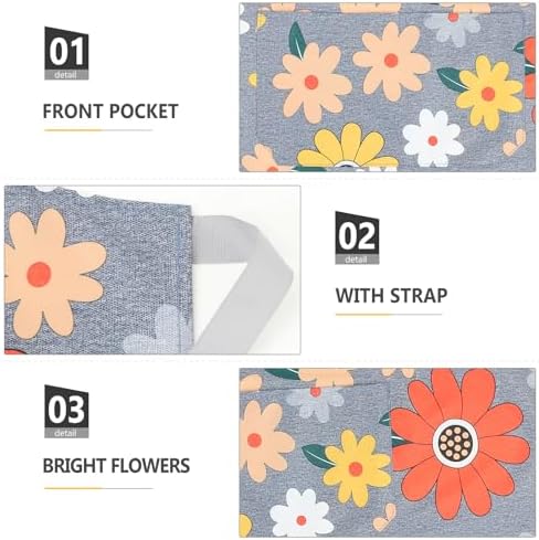Reusable Cotton Linen Kitchen Apron 2pcs Set with Adjustable Belt and