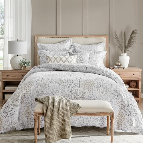 Levtex Home English Forest Natural Reversible King Duvet Cover Set
