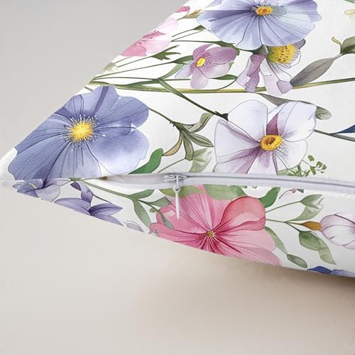 jejeloiu Hummingbird Throw Pillow Covers Set of 2 22 x 22-Inch