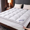 Queen Mattress Topper, Thick Pillow Top Mattress Pad, White