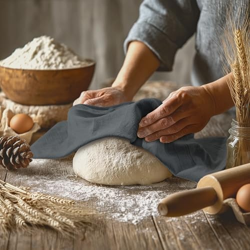 Utopia Kitchen Light Grey Flour Sack Towels [24 Pack - 28 x 28 Inch]