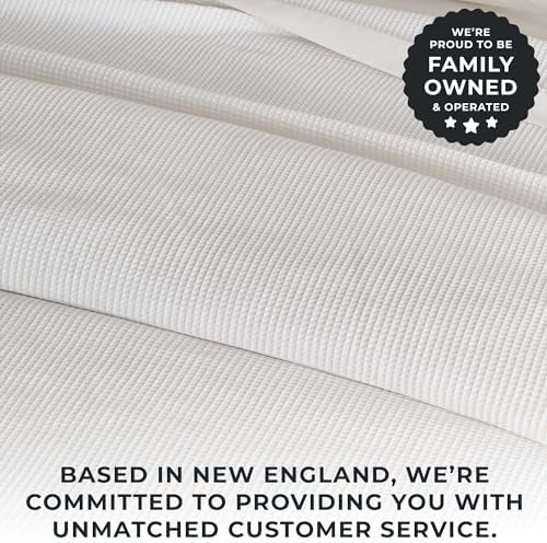 Great Bay Home 100% Cotton Blanket for King Size Bed | Lightweight and