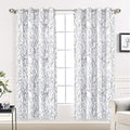 DriftAway Tree Branch Blackout Curtains Double Layer 63 Inches Long