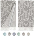 sea me at home Kitchen Towels Decorative Set of 2, Turkish Hand Towels