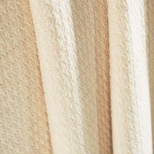 Superior Waffle Weave Cotton Blanket, for Picnic, Beach, Traveling or