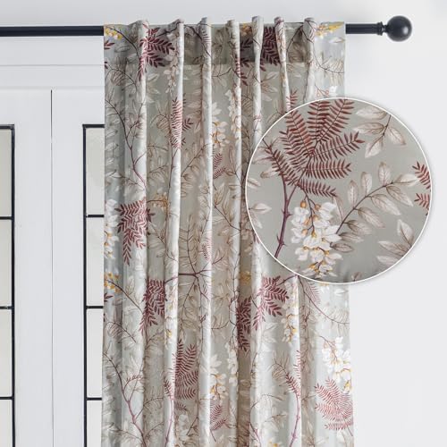 Maison d' Hermine Curtains for Living Room 100% Cotton 50"x96"