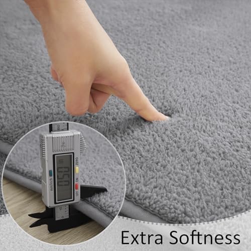 BENRON Soft Runner Rugs for Bedroom Hallway 2x6, Non Slip Washable