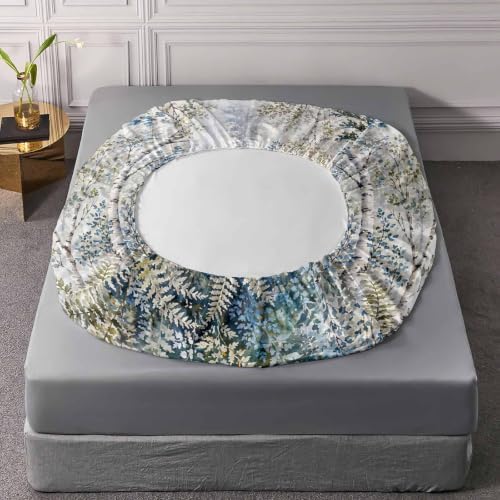 AILONEN Sage Birch Woodland Fitted Sheet Set Twin XL, 3-Piece Soft
