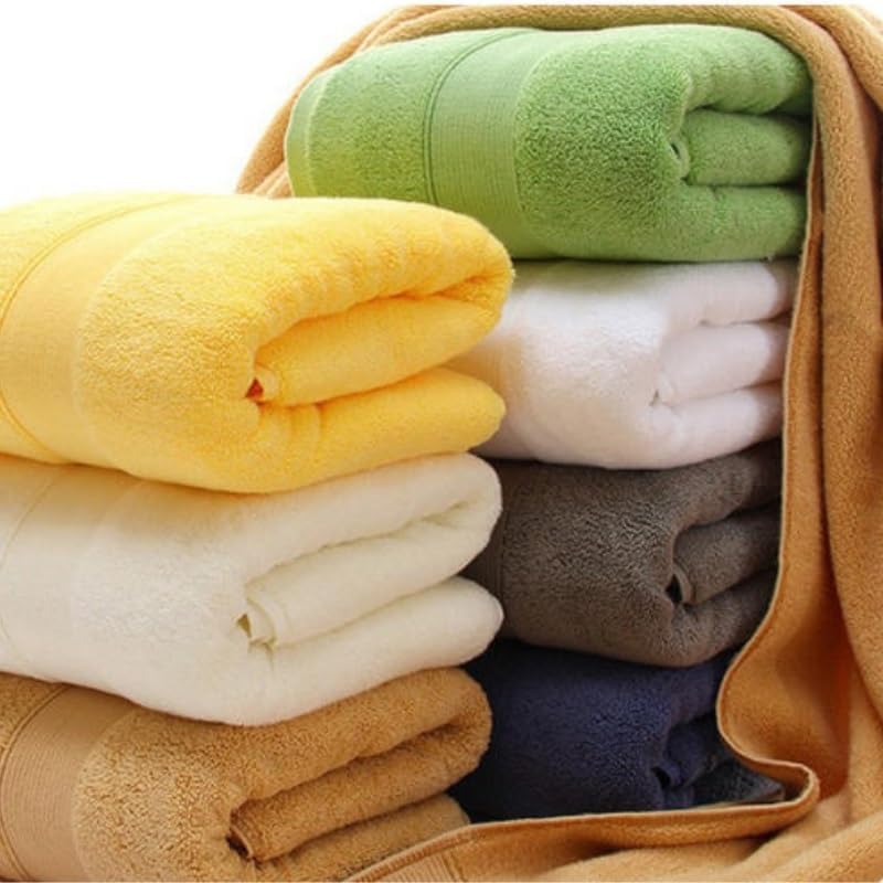 6 Piece Cotton Thick Hotel Towel Set Soft Absorbent Bathroom Bath Kit