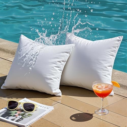 Phantoscope Outdoor Pillows Waterproof 18x18 Outdoor Pillow Inserts