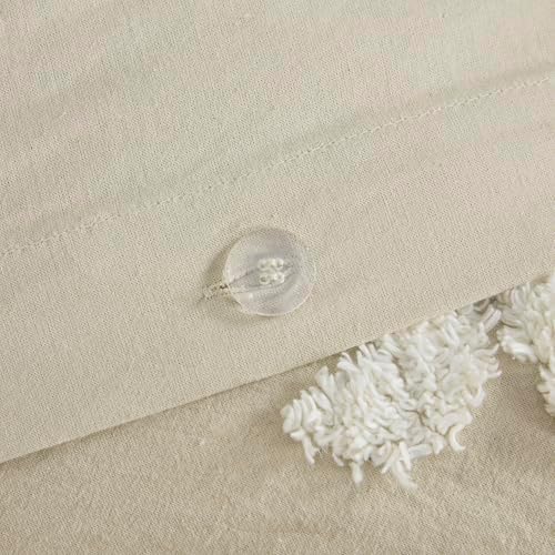Madison Park Tufted Chenille 100% Cotton Duvet Modern Luxe All Season
