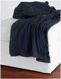 Rizzy Home | TH0147 | Throw | 50"x60" Gray Cable Knit Throws