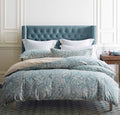 SLEEPBELLA Duvet Cover Full Size, 600 Thread Count Cotton Beige &