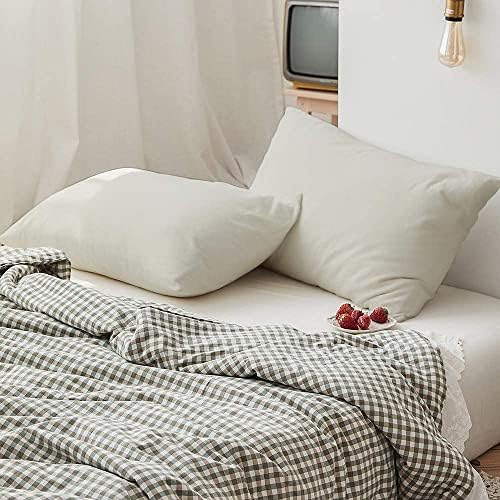 BEDSUM Standard Microfiber Pillowcases, Lasting Softness, 2-Pack