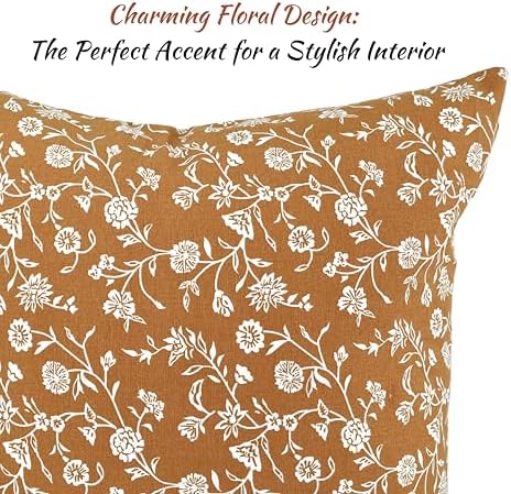 Floral Pillow Covers Vintage Flower Cushion Covers Rustic Grand