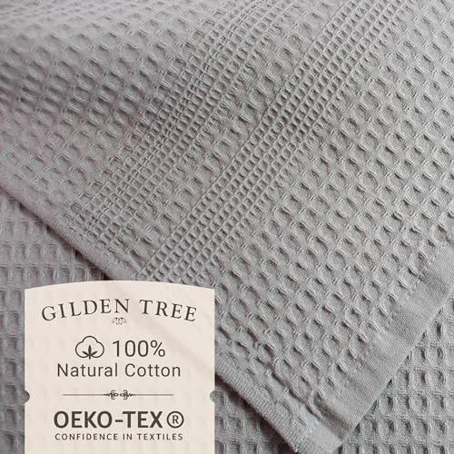 GILDEN TREE Waffle Hand Towels for Bathroom Quick Dry Towel Super