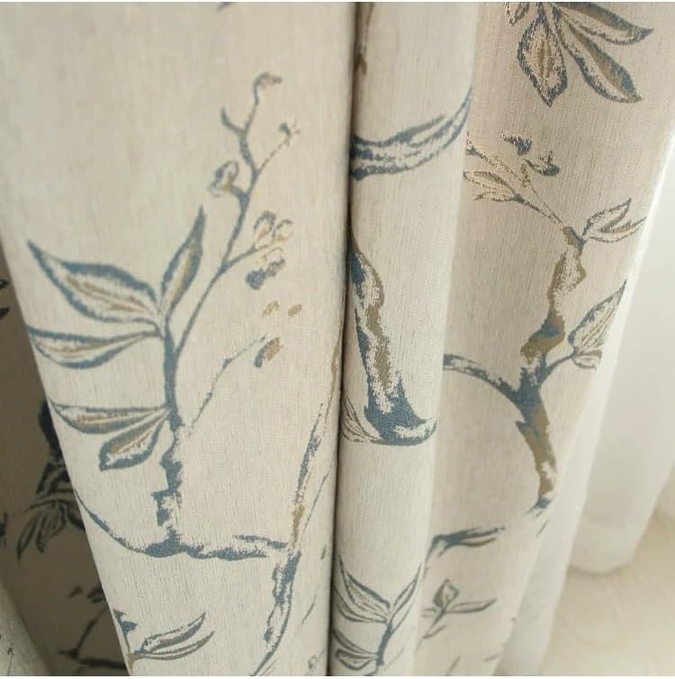 Jacquard Curtains Blackout Curtains for Bedroom 72 Inches Long,Back