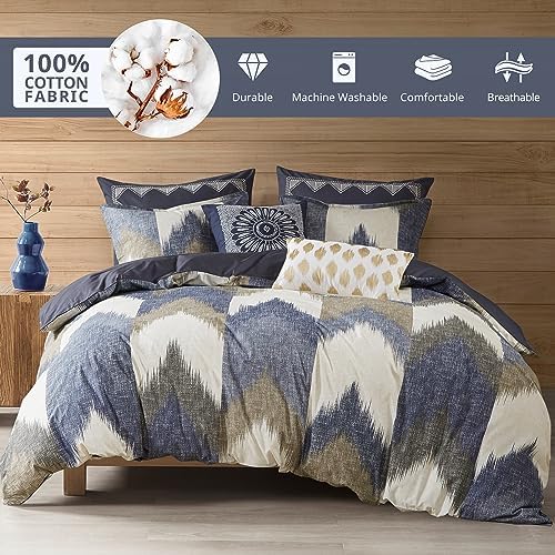 Ink+Ivy Queen Size Comforter Set, Cozy Cotton Comforter, All Season