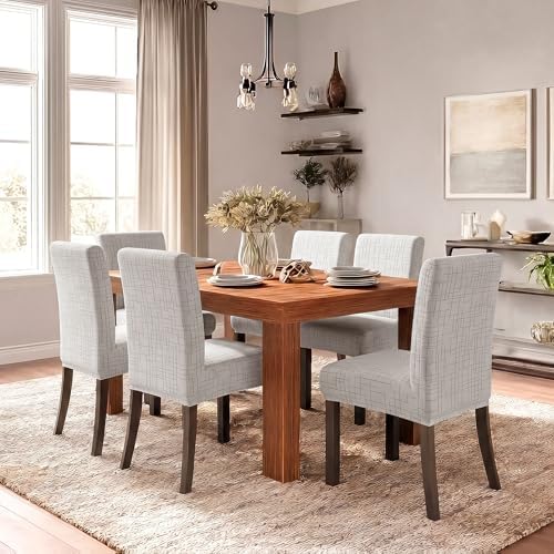 JIUZHEN Dining Chair Covers Velvet Chair Covers for Dining Room, Set