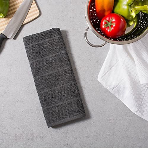 DII Basic Chef Collection, Assorted Terry Kitchen Towel Set, Dishtowel