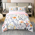 Feelyou Wildflower Cotton Duvet Cover Queen Size